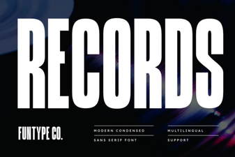 Records Font: Creative Typography for Design Projects