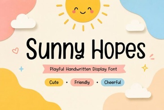 Sunny Hopes Font: Cheerful & Versatile Design Tool