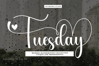 Tuesday Font: Clean, Creative Typography for Design Projects