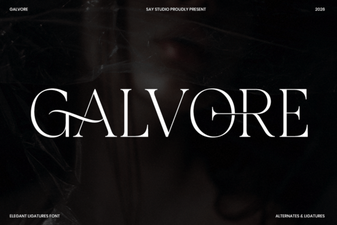 Galvore Font: Elegant & Versatile Design Tool